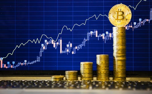 Bitcoin Stacked with chart reach all time high