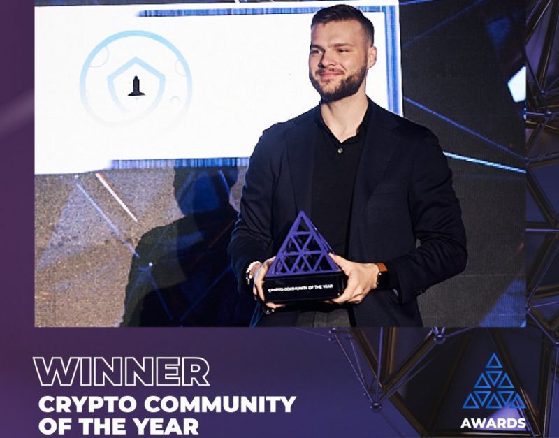SafeMoon CEO John Karony wins the 'Crypto Community of the Year' 2021 AIBC Awards in Malta