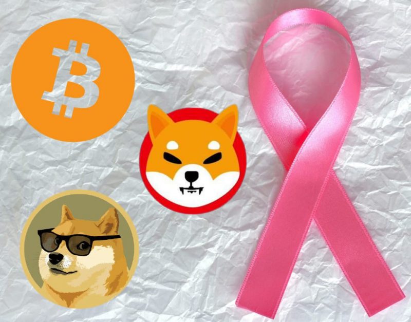 Breast cancer organization Susan G Komen accepts cryptiocurrencies Shiba Inu, Dogecoin and Bitcoin as a form of donations.