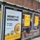 Cryptocurrency advertisements in London, UK