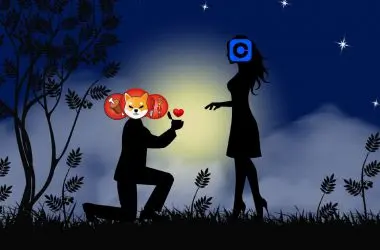 Shiba Inu Bone Leash Coinbase Valentine's Day
