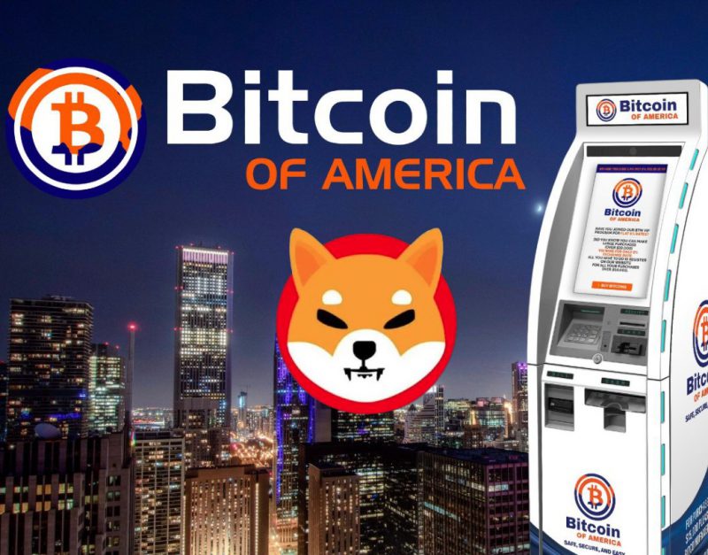 Bitcoin of America ATM Shiba Inu Kiosks