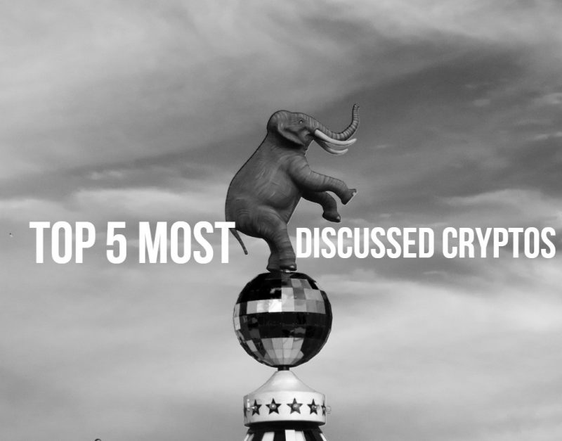 top 5 most discussed cryptos