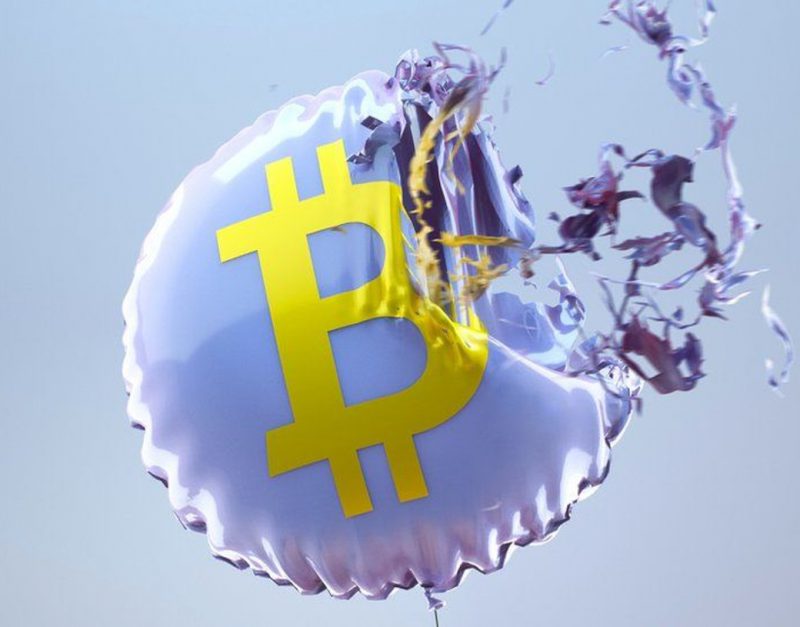 bitcoin bubble crash burst
