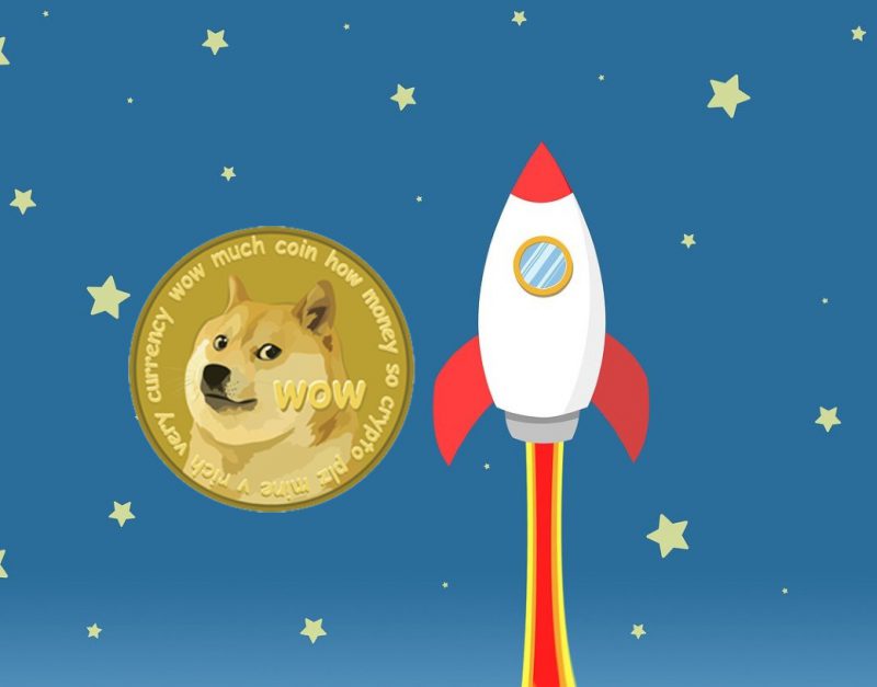 Rocket Dogecoin to the moon