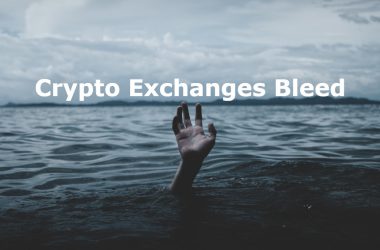 crypto exchanges bleed