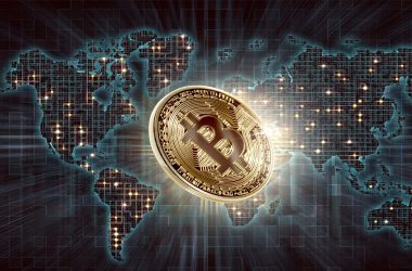 Bitcoin BTC World Globe