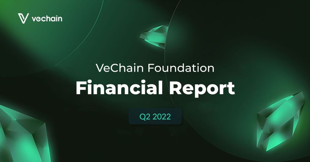 بنیاد VeChain 535 میلیون دلار در ذخایر رمزنگاری گزارش می دهد