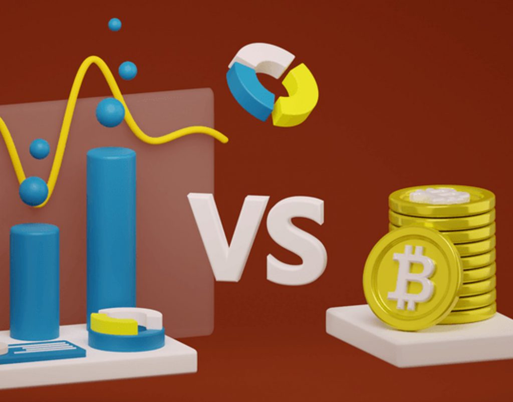 bitcoin vs stock market