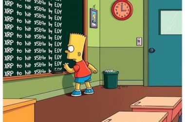 The Bart Simpsons XRP Ripple $589 Price Prediction Cryptocurrency