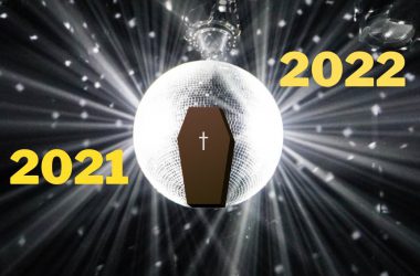 disco ball 2021 2022 death rip coffin