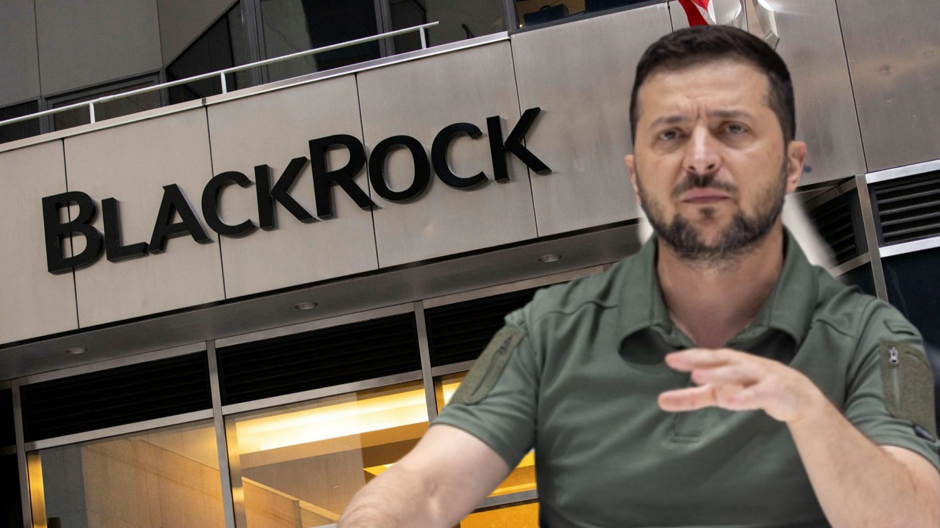 BlackRock CEO & Zelenskyy Shake Hands on Ukraine Investment