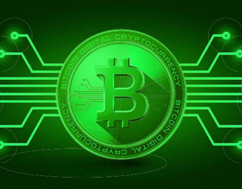 bitcoin btc green