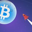 Bitcoin BTC Rocket Moon Bull Run Rally Green