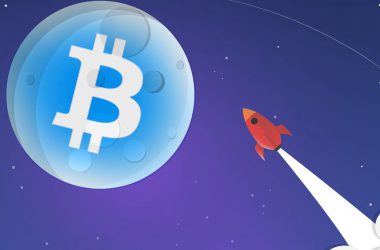 Bitcoin BTC Rocket Moon Bull Run Rally Green