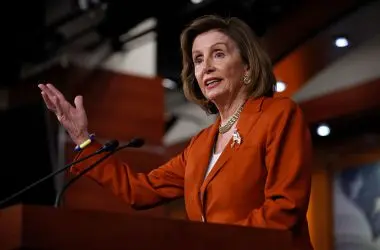 US elected official Nancy Pelosi