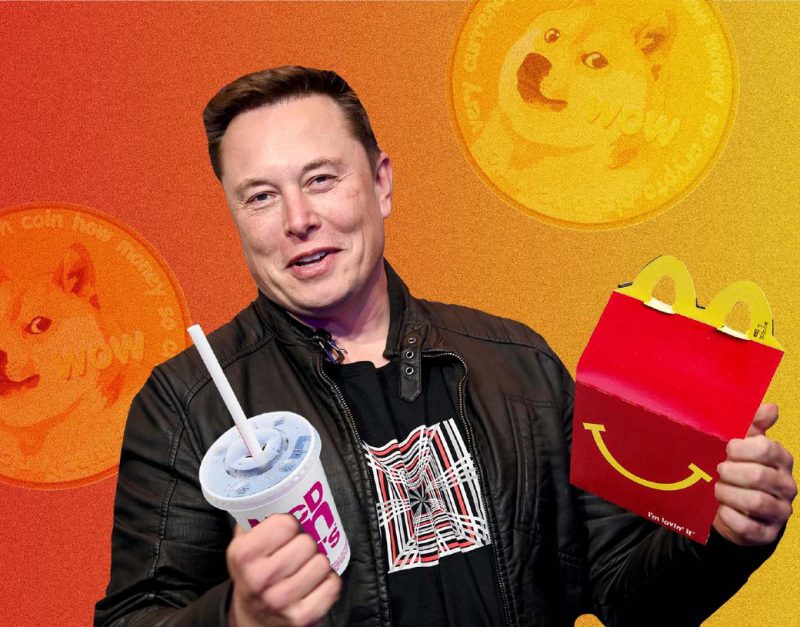 Dogecoin Elon Musk McDonalds Happy Meal