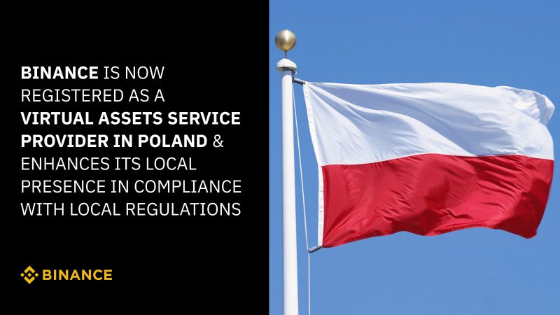 Binance Obtains Regulatory Approval to Provide Crypto Services in Poland