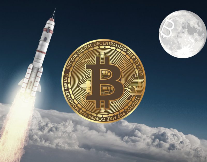 bitcoin moon rocket
