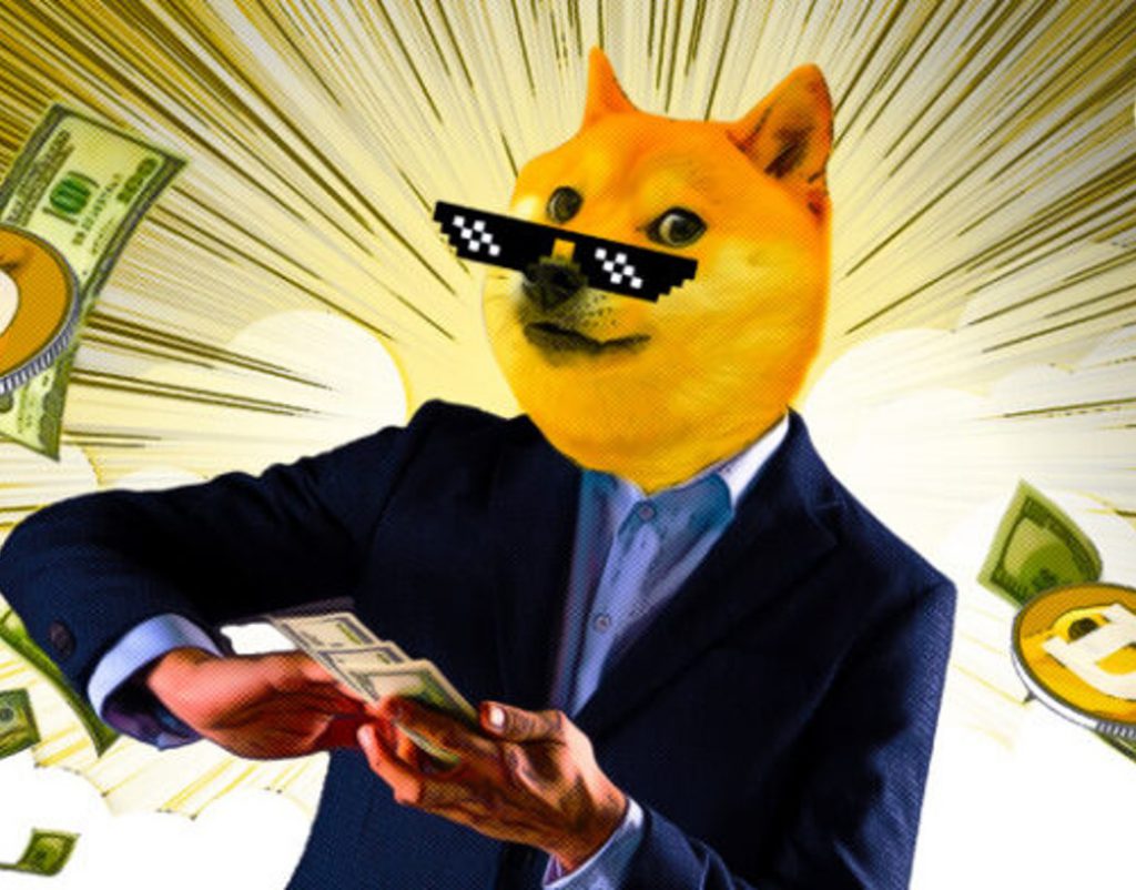 Dogecoin Millionaire Money Cash Dollars Currency