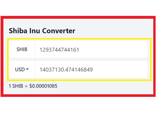 shiba inu converter