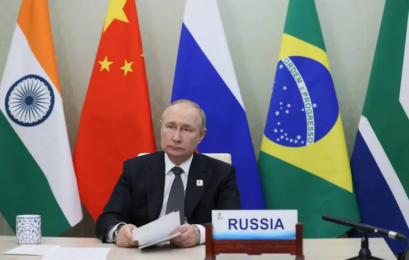 Prezydent Rosji Władimir Putin BRICS