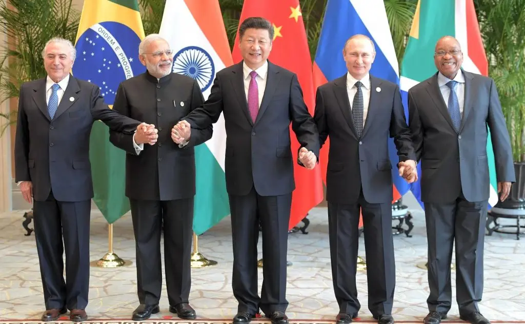 brics leaders flags countries