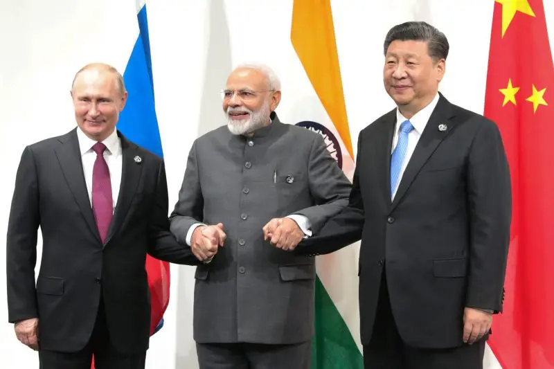 BRICS, Russia India and China