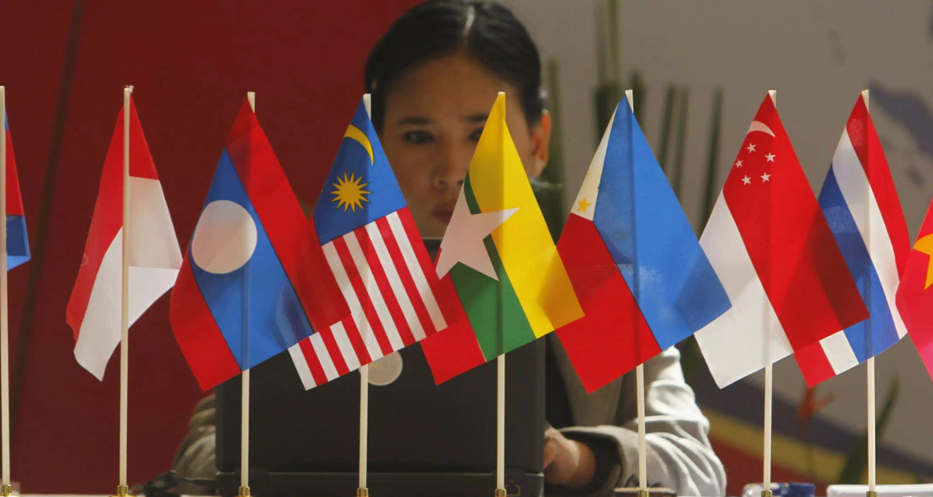 ASEAN country flags