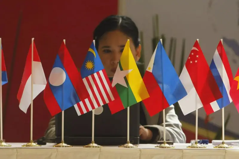 Bandeiras dos países da ASEAN