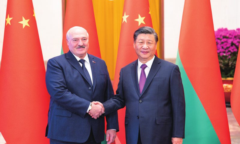 Belarus President China Xi Jinping