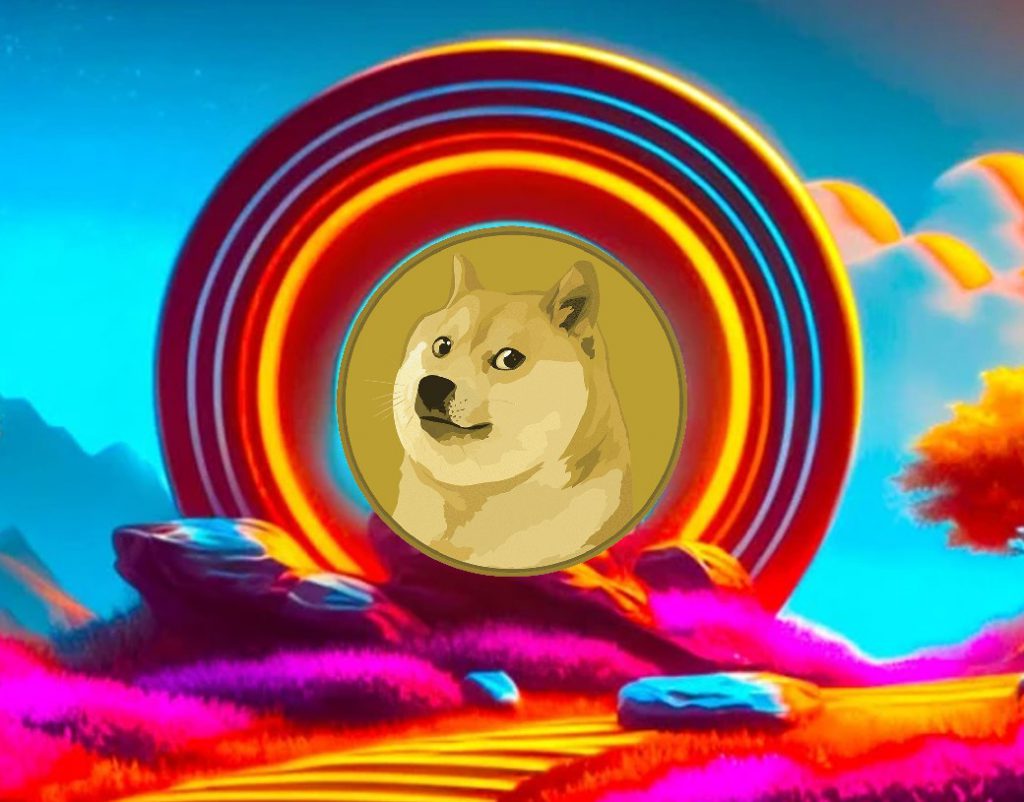 dogecoin rainbow doge