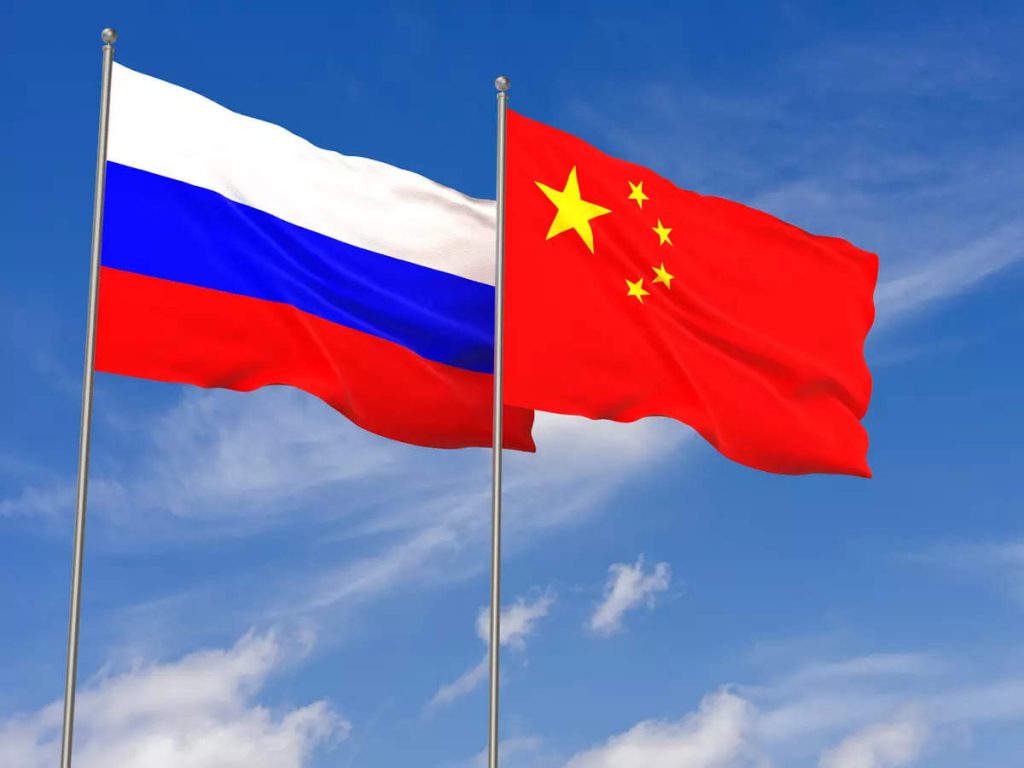 پرچم های بریکس روسیه چین