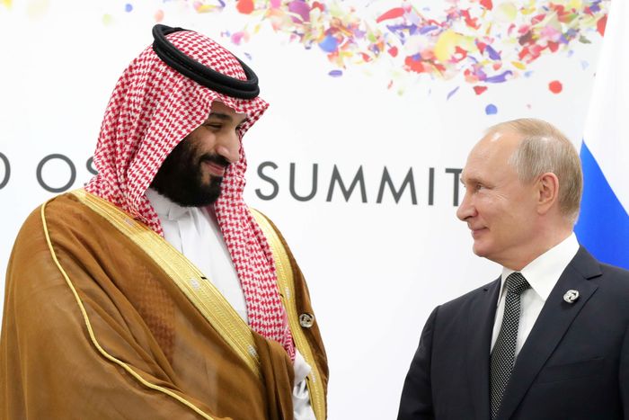 the Saudi Crown Prince Mohammed bin Salman Al Saud has met with Russian President Vladimir Putin to discuss ending the US dollar