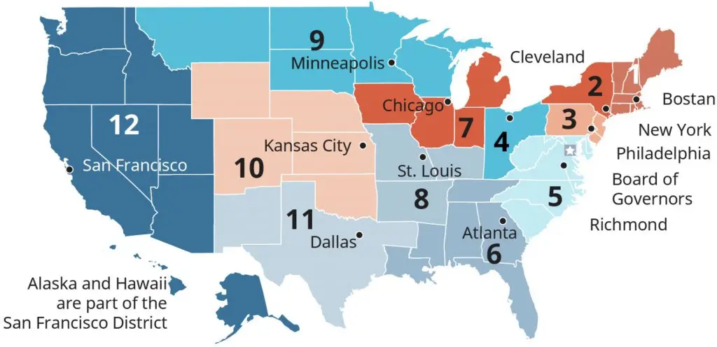 How Many Federal Reserve Banks are there?