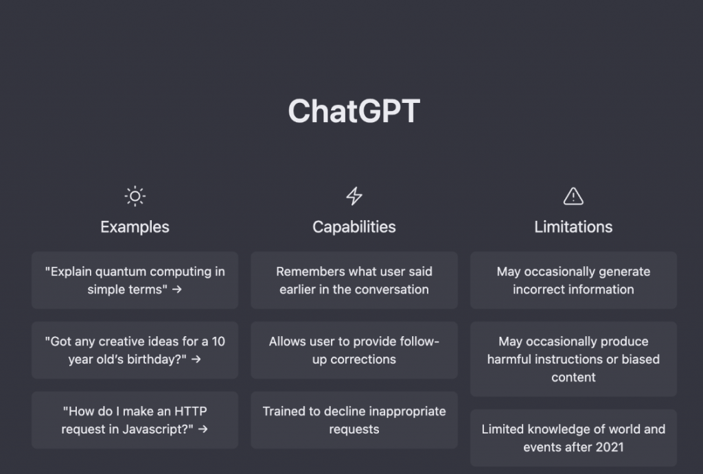 The Hitchhiker's Guide to Chat GPT (Feb 2023) – National Resource Hub