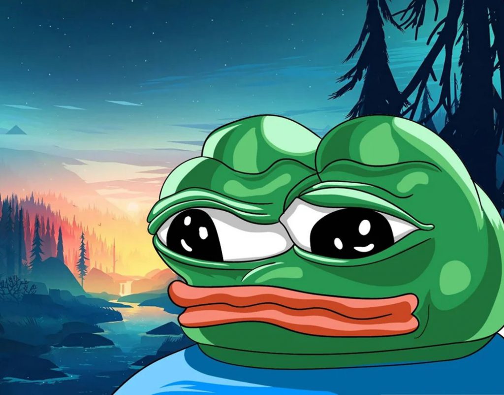 pepe coin sad frog