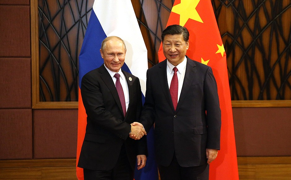 Xi Jinping China President Russia Vladimir Putin