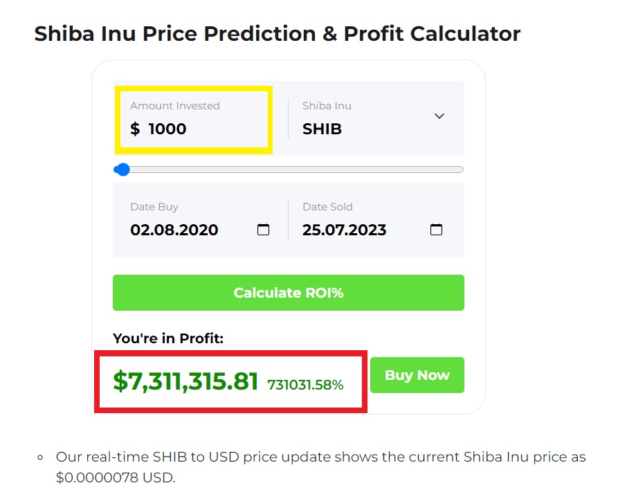 shiba inu 1000 investment turns 7 13 million