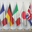 G7 vs brics currency flags