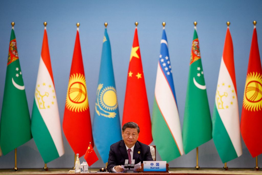رئیس جمهور چین شی جین پینگ پرچم کشورهای بریکس
