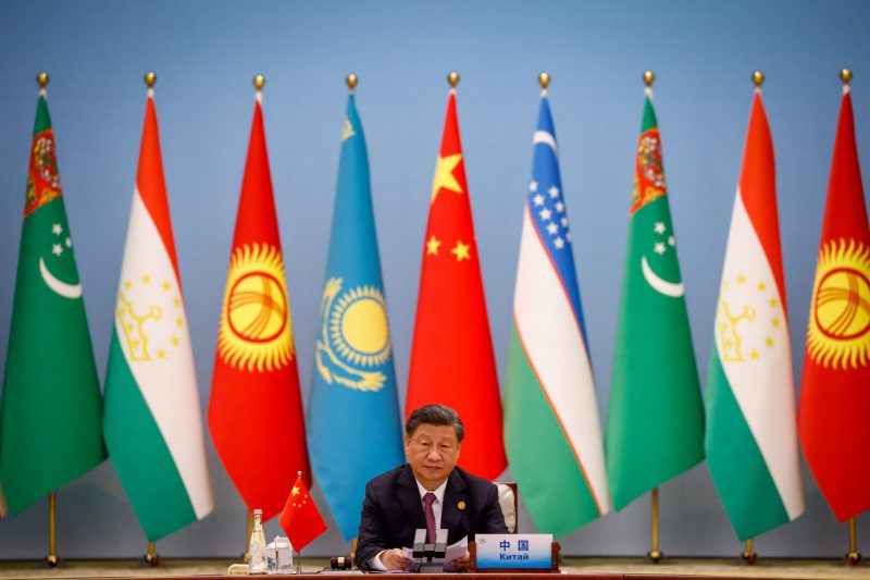 china xi jinping president brics countries flags