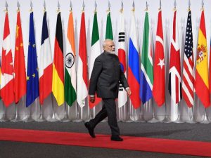 India brics Modi Rupee INR flags G20