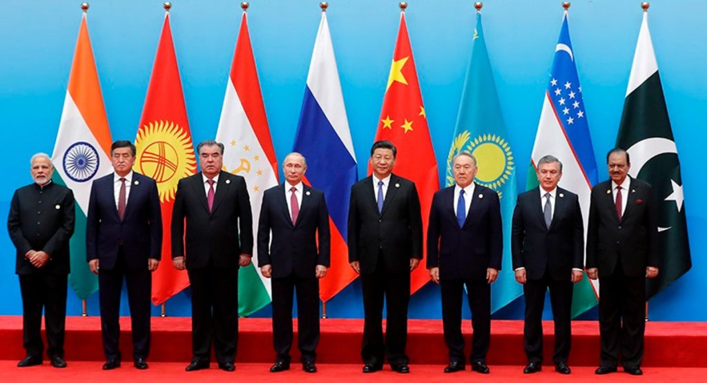 sco brics summit leaders flags countries us dollar