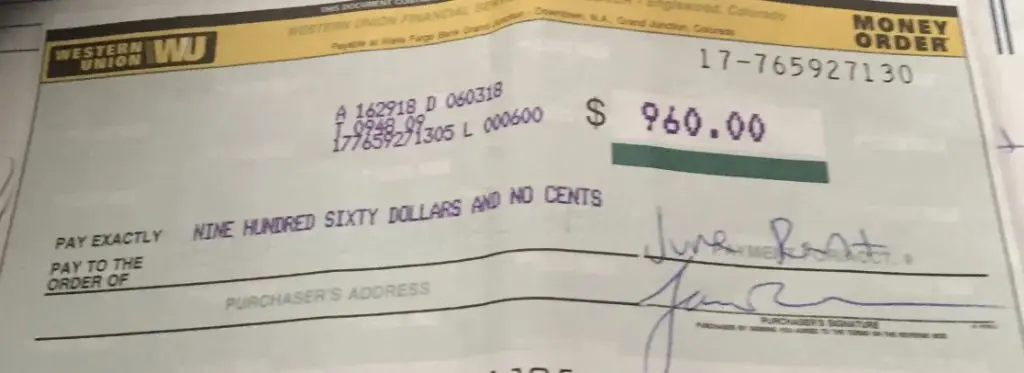 Can you get a money order with a credit card discount