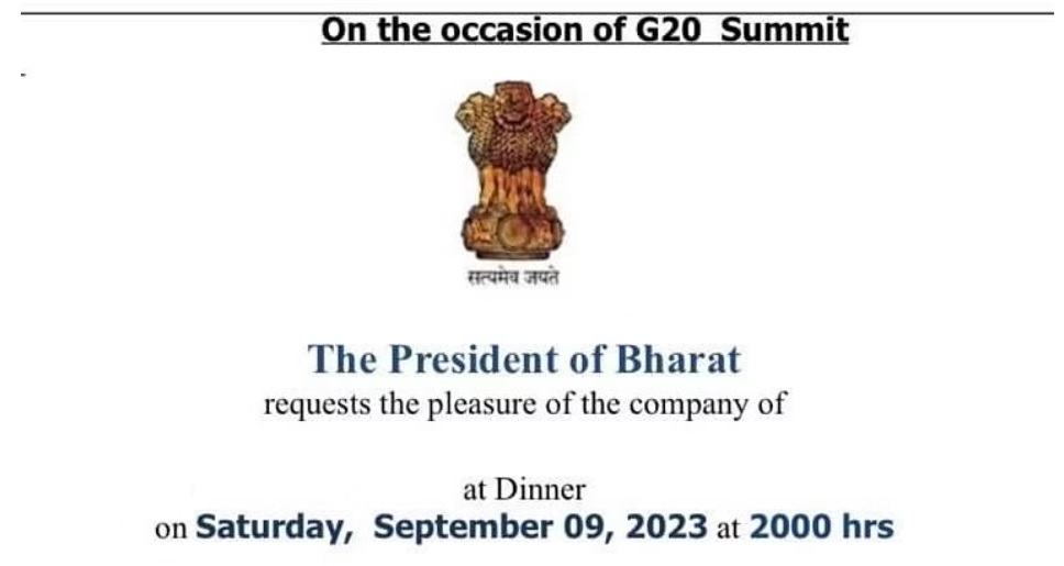 president of bharat india g20 invite brics
