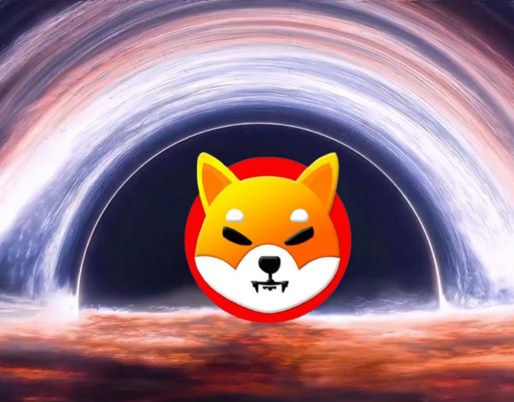 Shiba Inu rainbow moon space