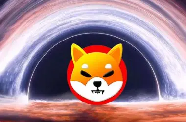 Shiba Inu rainbow moon space