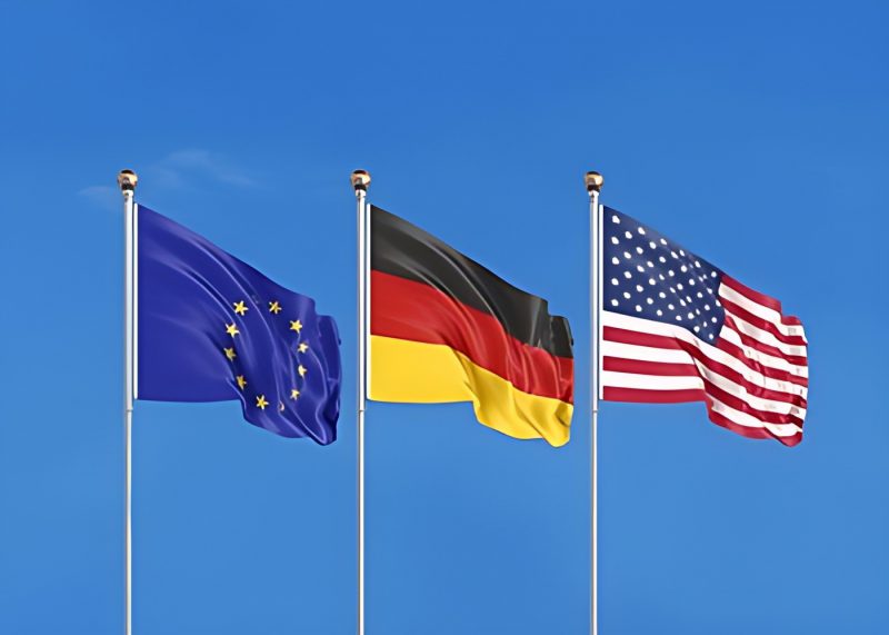 usa us germany eu european union flags countries brics