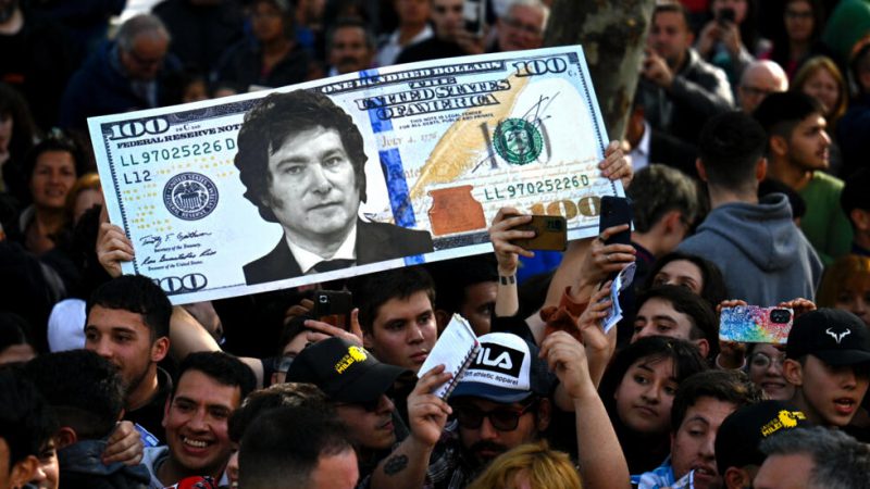 Javier Milei argentina us dollar peso currency president